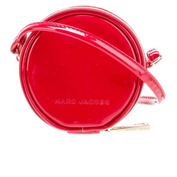 Marc Jacobs Red Round Crossbody Bag NEW - Picture 1 of 6
